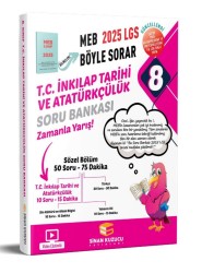 SİNAN KUZUCU - 8. Sınıf 2025 Lgs Meb Böyle Sorar T.C. İNKILAP TARİHİ VE ATATÜRKÇÜLÜK Soru Bankası Video Çözümlü