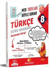 SİNAN KUZUCU - S. KUZUCU 8. Sınıf 2025 Lgs Meb Böyle Sorar Türkçe Soru Bankası Video Çözümlü