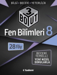 TUDEM - Tudem 8. Sınıf Fen Bilimleri 3 Boyut