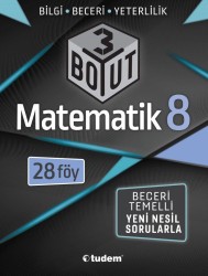 TUDEM - Tudem 8. Sınıf 3 Boyut Matematik