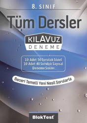 TUDEM - TUDEM 8. Sınıf BLOKTEST Tüm Dersler Kılavuz Deneme