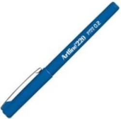 ARTLİNE - ARTLİNE 220 KEÇE UÇLU YAZI KALEMİ UÇ:0.2MM ROYAL BLUE