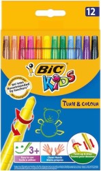 BİC - BİC KIDS ÇEVİRMELİ PASTEL 12'Lİ KUTU