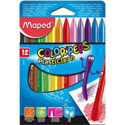 MAPED - MAPED COLOR' PEPS PLASTICLEAN 12'Lİ 