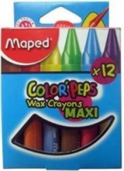 MAPED - MAPED COLOR'PEPS 12'li Jumbo Mum Boya 