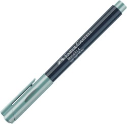 FABER-CASTELL - Faber Castell Metalik Markör Turkuaz