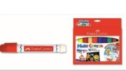 FABER-CASTELL - Faber-Castell Multi Crayon Pastel,10 Renk