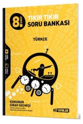 HIZ YAYINLARI - HIZ 8. SINIF TÜRKÇE TIKIR TIKIR SORU BANKASI