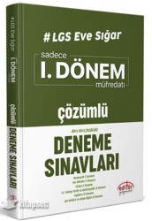 EDİTÖR - LGS Eve Sığar Sadece 1. Dönem Çözümlü Deneme