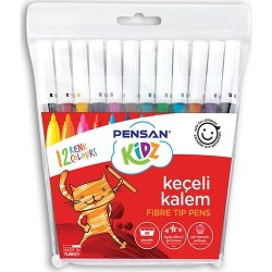 PENSAN - Pensan Kidz Keçeli Boya Kalemi 12 Renk