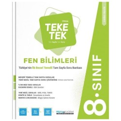 PRUVA AKADEMİ - PRUVA 8. SINIF TEKE TEK FEN BİLGİSİ