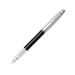 Sheaffer - SHEAFFER 9313-0 100 SERİSİ DOLMAKALEM SİYAH KROM (M)