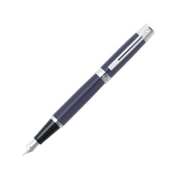 Sheaffer - SHEAFFER 9328-0 300 SERİSİ DOLMAKALEM PARLAK LACİVERT KROM(M)