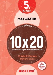 TUDEM - TUDEM 5. SINIF BLOKTEST MATEMATİK 10x20 KAZANIM DENEMELERİ 1. DÖNEM