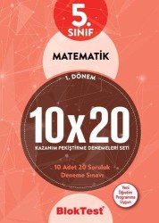 TUDEM - TUDEM 5. SINIF BLOKTEST MATEMATİK 10x20 KAZANIM DENEMELERİ 2. DÖNEM