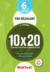 TUDEM - TUDEM 6. SINIF BLOKTEST FEN BİLİMLERİ 10x20 KAZANIM DENEMELERİ 1. DÖNEM