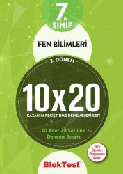 TUDEM - TUDEM 7. SINIF BLOKTEST FEN BİLİMLERİ 10x20 KAZANIM DENEMELERİ 2. DÖNEM