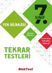 TUDEM - TUDEM 7. SINIF BLOKTEST FEN BİLİMLERİ TEKRAR TESTLERİ