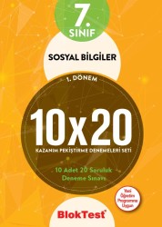 TUDEM - TUDEM 7. SINIF BLOKTEST SOSYAL BİL. 10x20 KAZANIM DENEMELERİ 1. DÖNEM