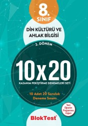 TUDEM - TUDEM 8. SINIF BLOKTEST DİN KÜL. VE AHLAK B.10x20 DENEMELERİ 2.DÖNEM