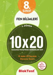 TUDEM - TUDEM 8. SINIF BLOKTEST FEN BİLİMLERİ 10x20 DENEMELERİ 2.DÖNEM