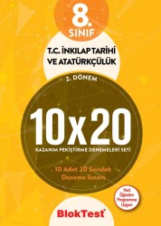 TUDEM - TUDEM 8. SINIF BLOKTEST T.C. İNKILAP TAR. 10x20 DENEMELERİ 2.DÖNEM