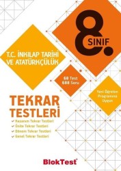 TUDEM - TUDEM 8. SINIF BLOKTEST T.C İNKILAP TAR.TEKRAR TESTLERİ