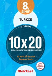 TUDEM - TUDEM 8. SINIF BLOKTEST TÜRKÇE 10x20 DENEMELERİ 2.DÖNEM