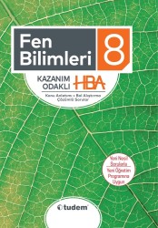 TUDEM - TUDEM 8. SINIF FEN BİLİMLER KAZANIM ODAKLI HBA