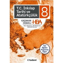 TUDEM - TUDEM 8. SINIF T.C İNKILAP TARİHİ VE ATA. KAZANIM ODAKLI HBA