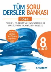 TUDEM - TUDEM 8. SINIF TÜM DERSLER SÖZEL SORU BANKASI