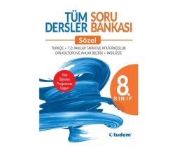 TUDEM - TUDEM 8. SINIF TÜM DERSLER SÖZEL SORU BANKASI