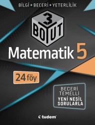 TUDEM - Tudem 5. Sınıf Matematik 3 boyut