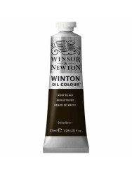 LİSANS - W&N Winton OC 37ml Ivory Black 331 (24)