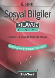 TUDEM - TUDEM 6. SINIF BLOKTEST SOSYAL BİLGİLER KILAVUZ DENEME