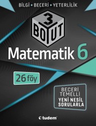 TUDEM - TUDEM 6. SINIF MATEMATİK 3 BOYUT