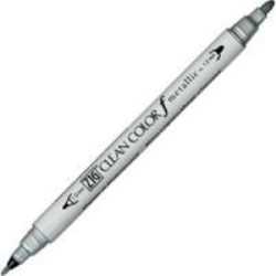 ZIG - ZIG CLEAN COLOR F METALLIC TCS-8000 102 SILVER